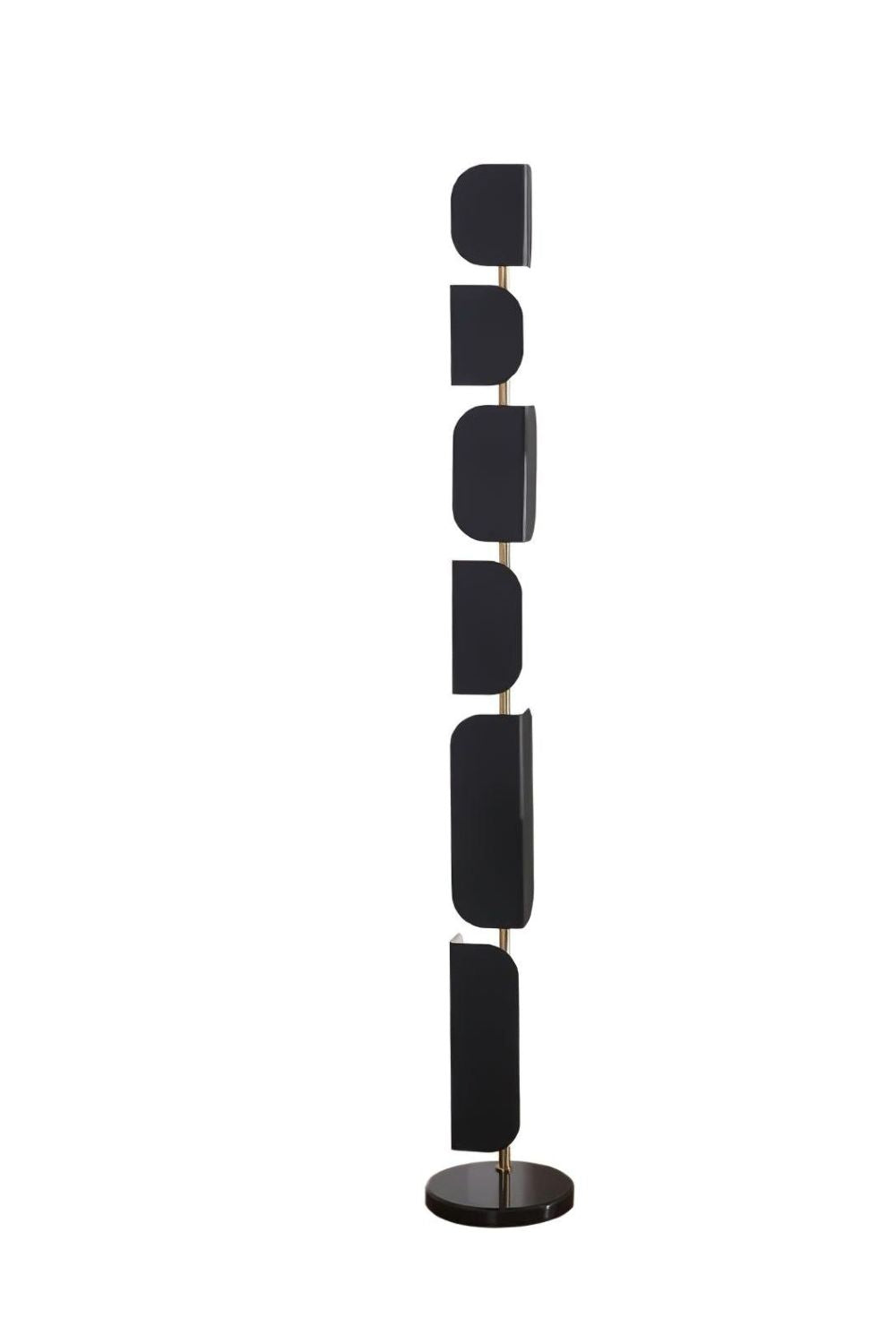 Leagan Stacked Panel Modern Floor Light