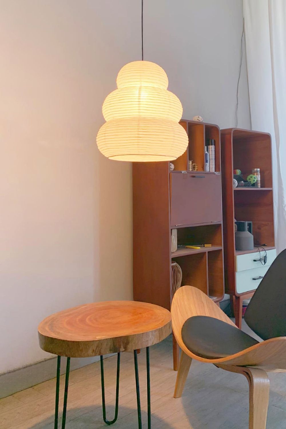 Akari Rice Paper 24N Pendant Light