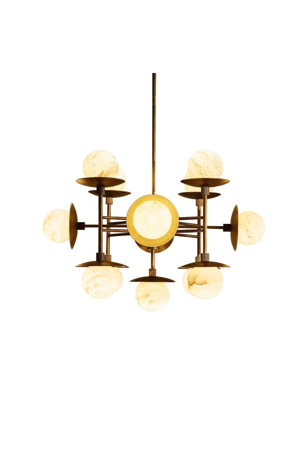 Alabaster Cara Round Chandelier