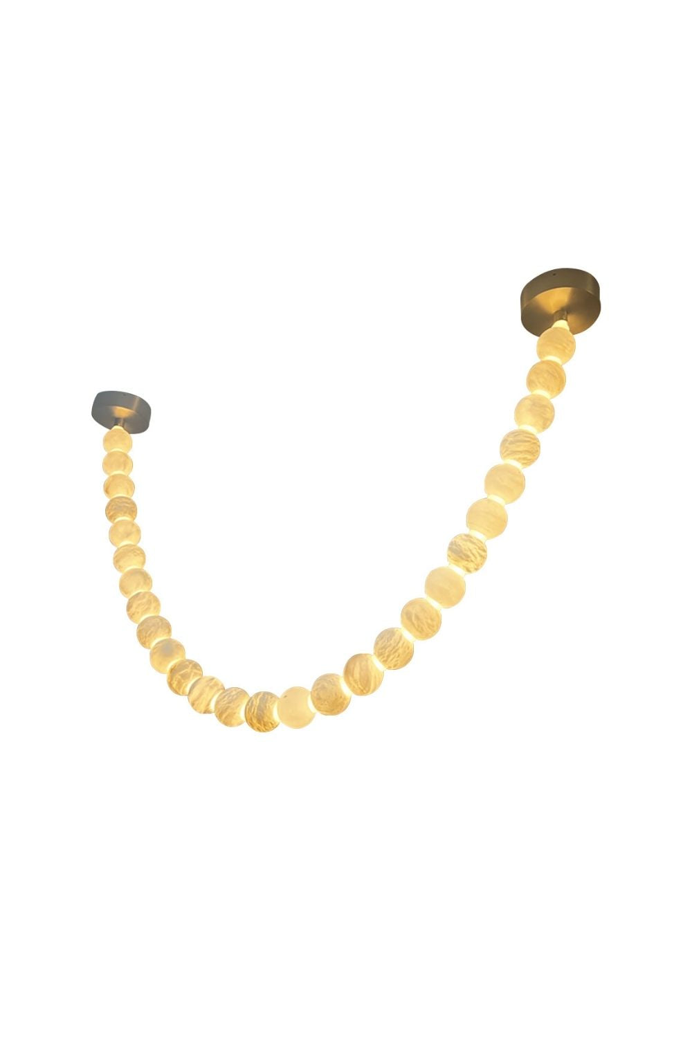 Alabaster Pearl Necklace Chandelier