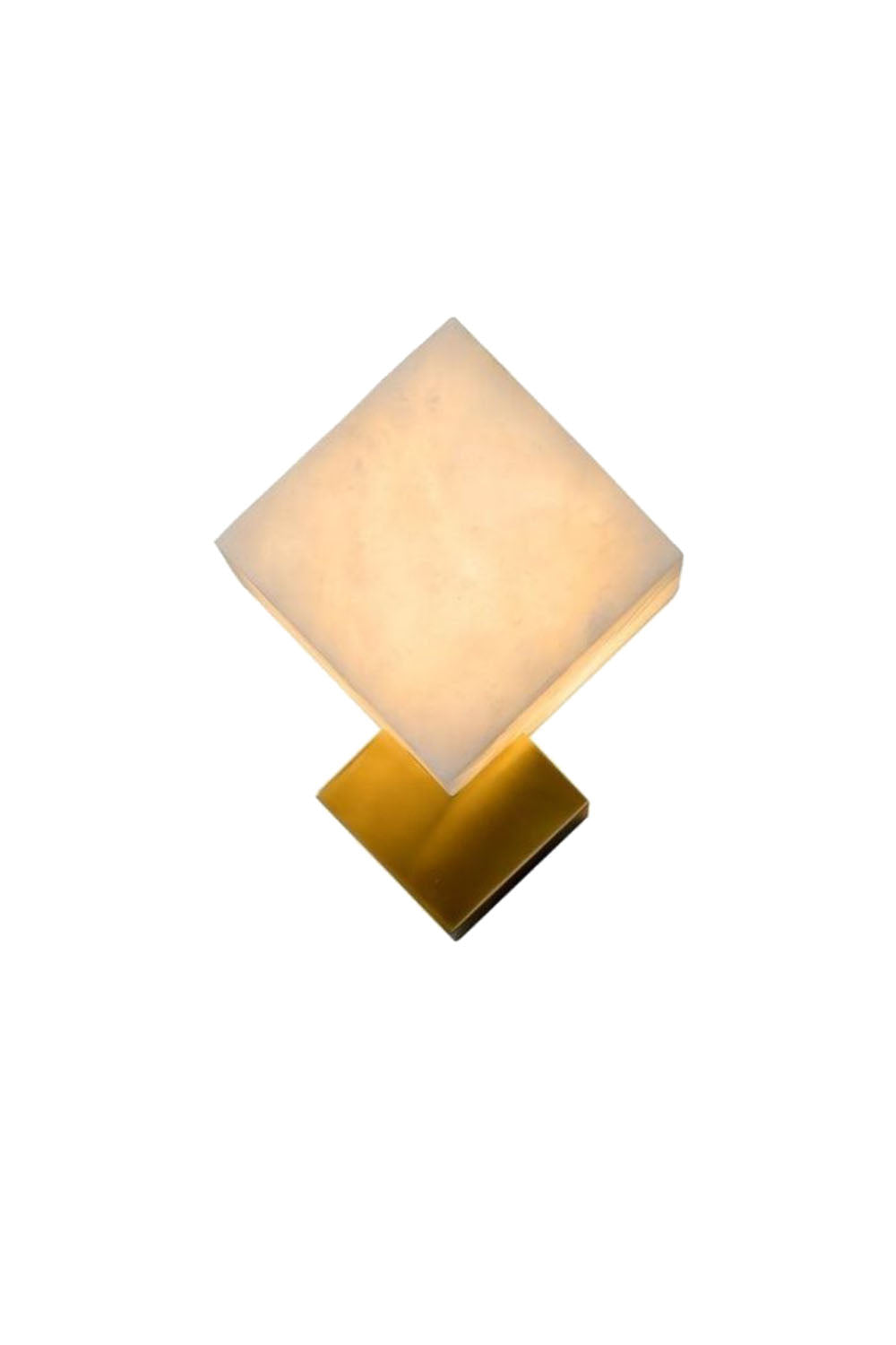 Block Alabaster Wall Sconce