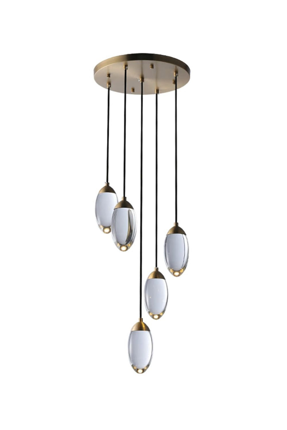 Brass Crystal Pendant Lamp - SamuLighting