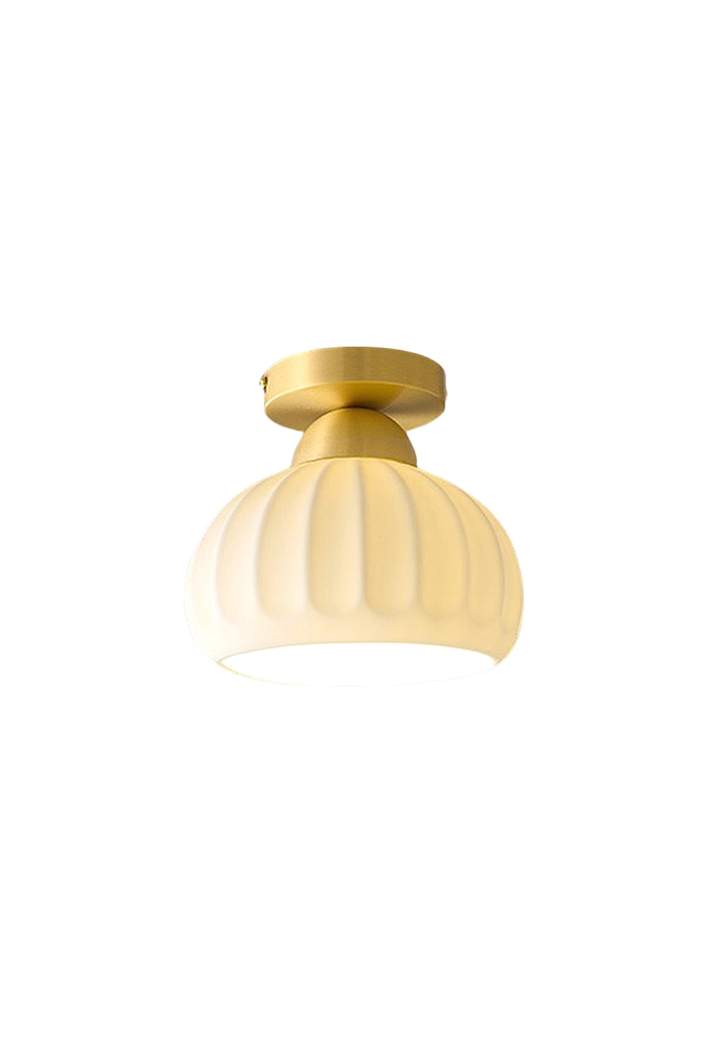 Ceramic Brass Ceiling Light