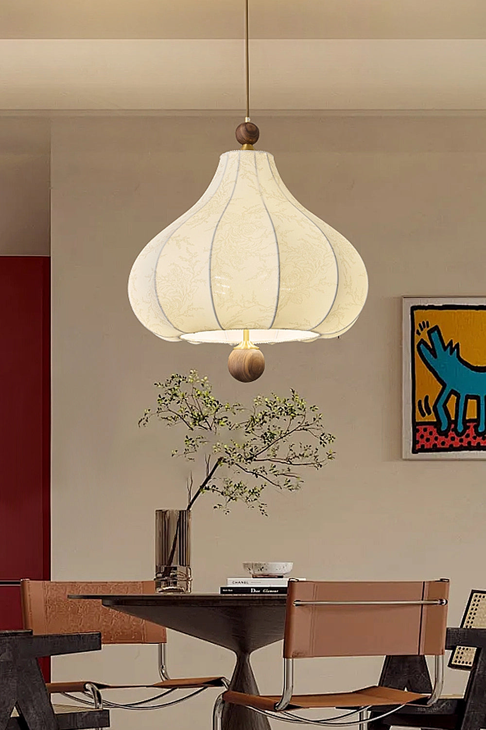 Chestnut Fabric Pendant Lamp