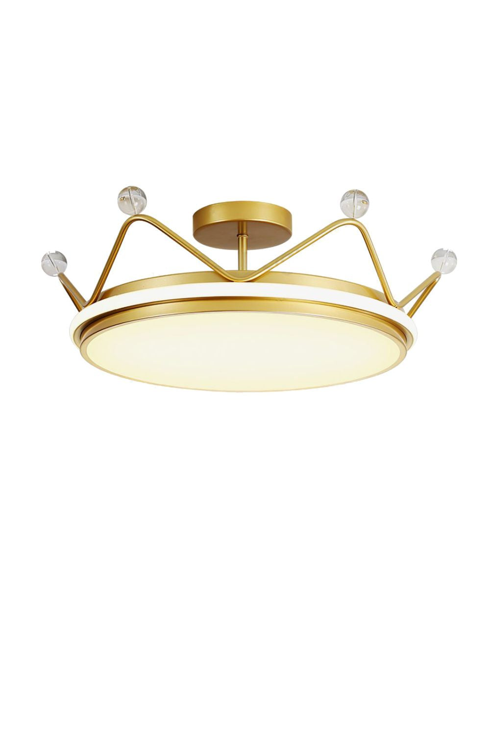 Round Crown Princess Ceiling Lamp