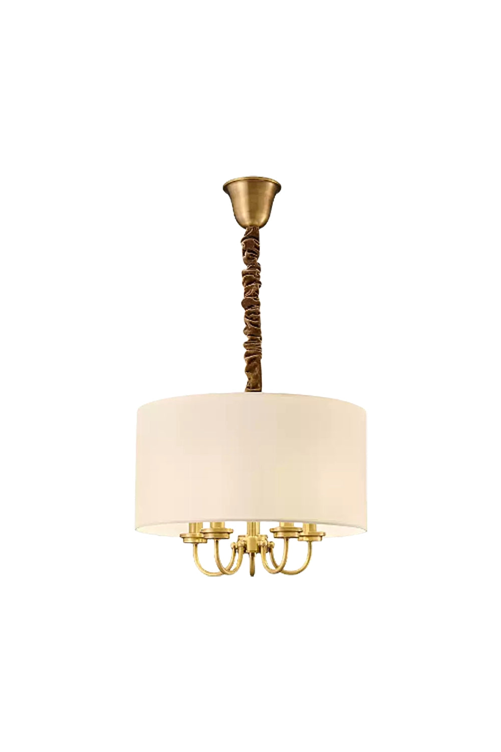 Fabric Cylindrical Pendant Lamp