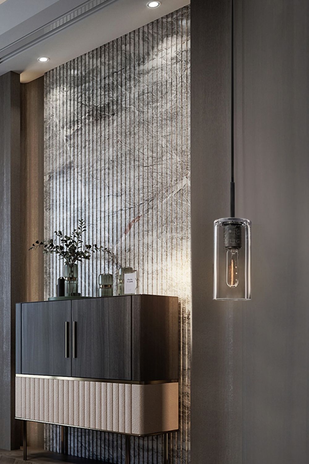 Glass Shaded Pendant Light - SamuLighting