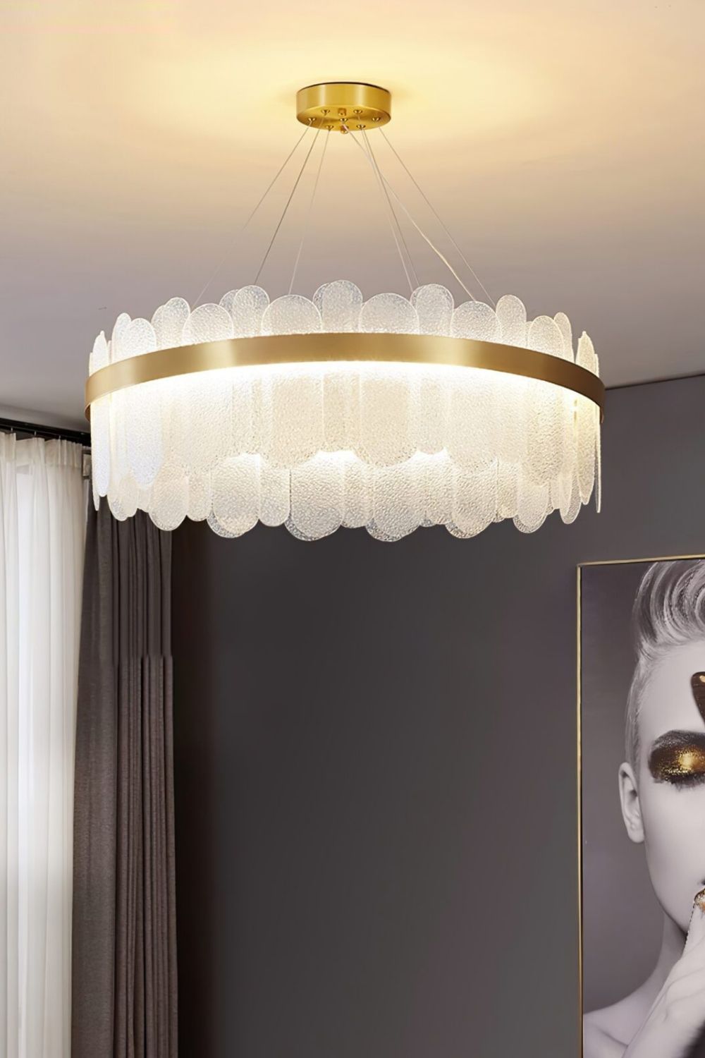 Gold Ring Chandelier - SamuLighting