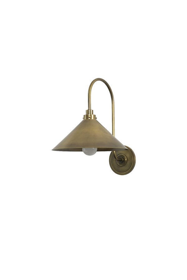 Brass Gooseneck Wall Sconce | Vintage Industrial Light – SamuLighting