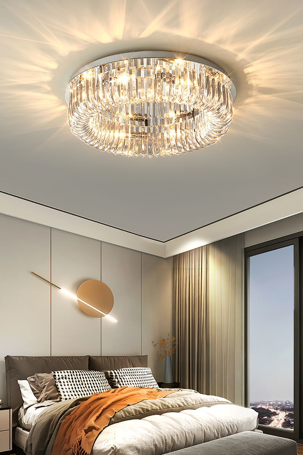 Haruyo Crystal Ceiling Light - SamuLighting