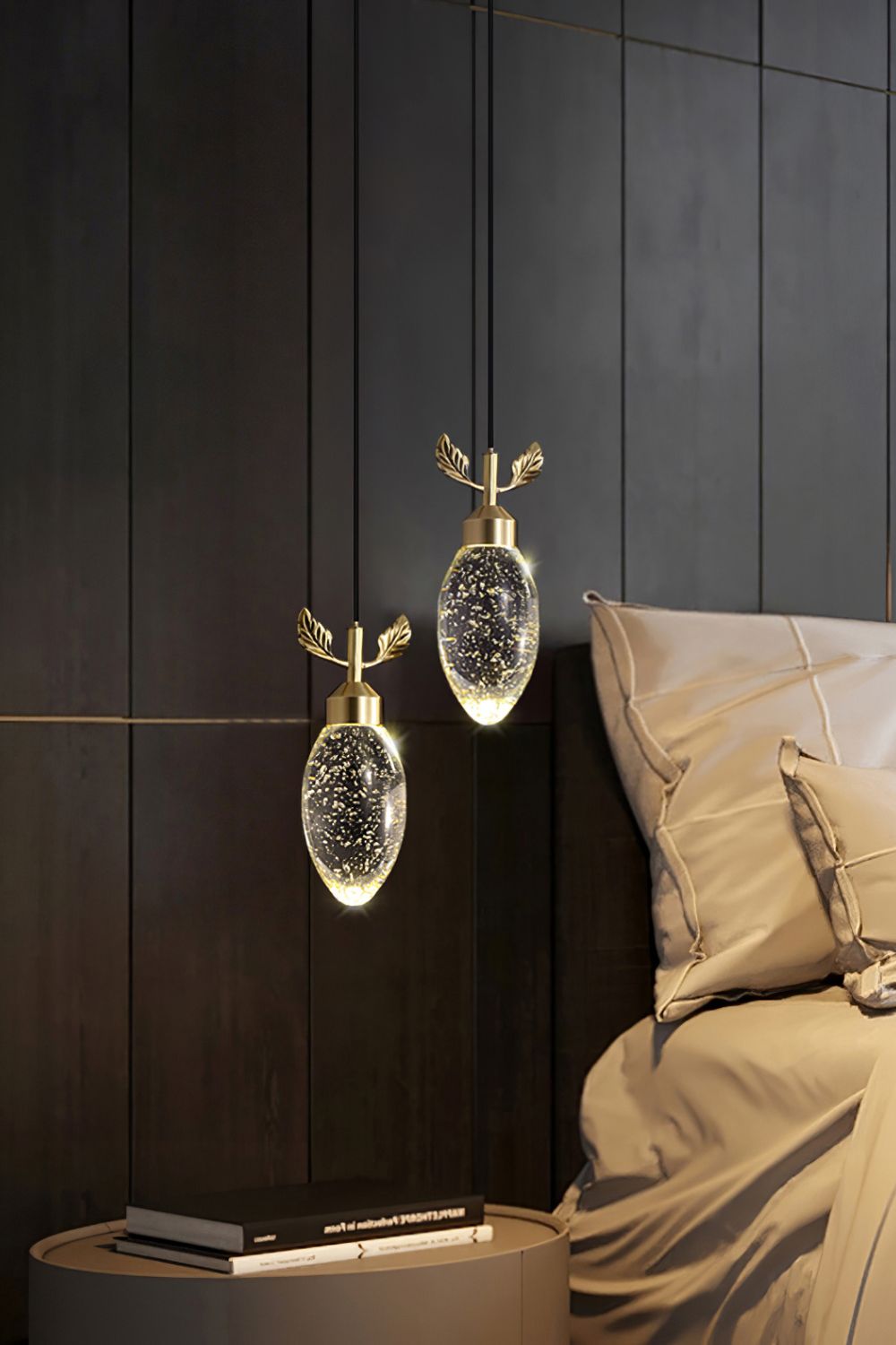 Leaves Water Drops Pendant Light - SamuLighting