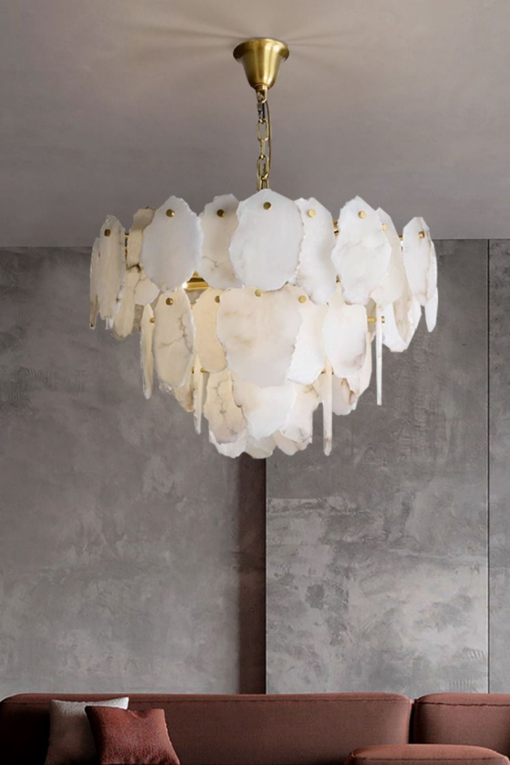 Leon Alabaster Chandelier