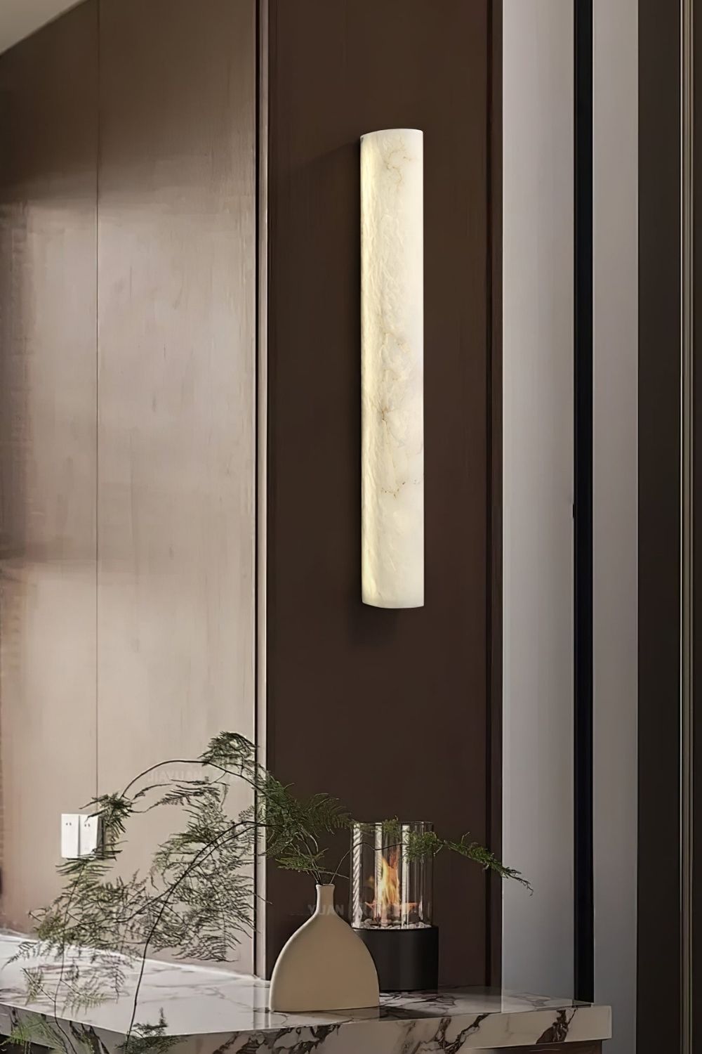 Luminara Alabaster Wall Sconce
