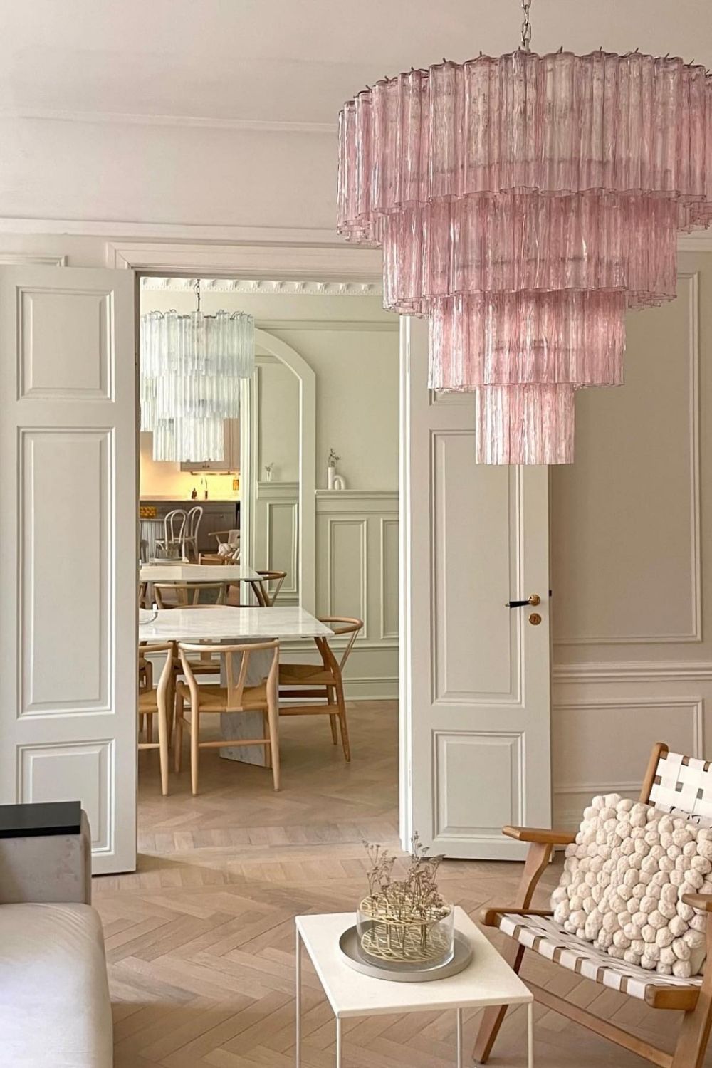 Murano Glass Tronchi Chandelier