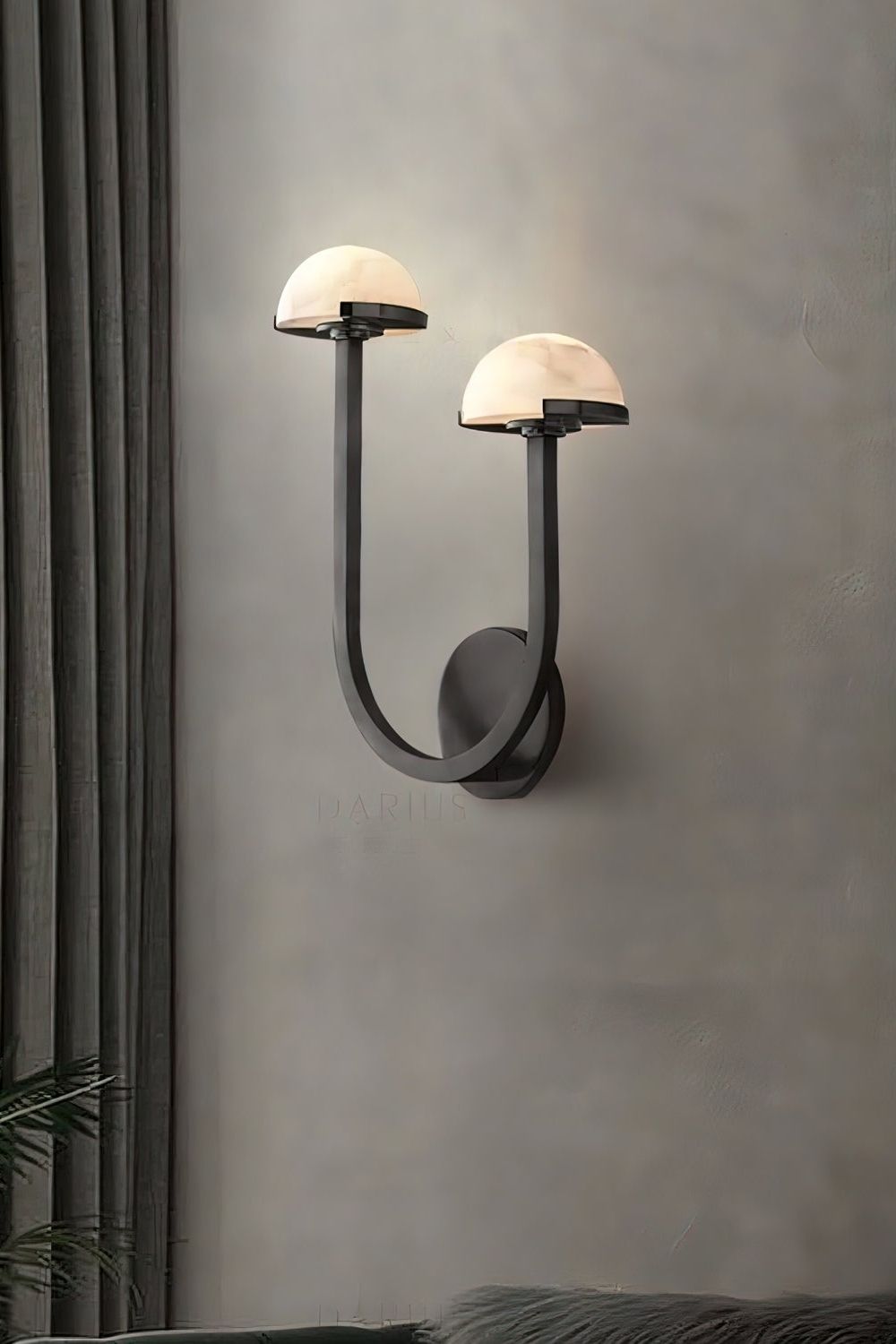 Mushroom Alabaster Wall Lamp