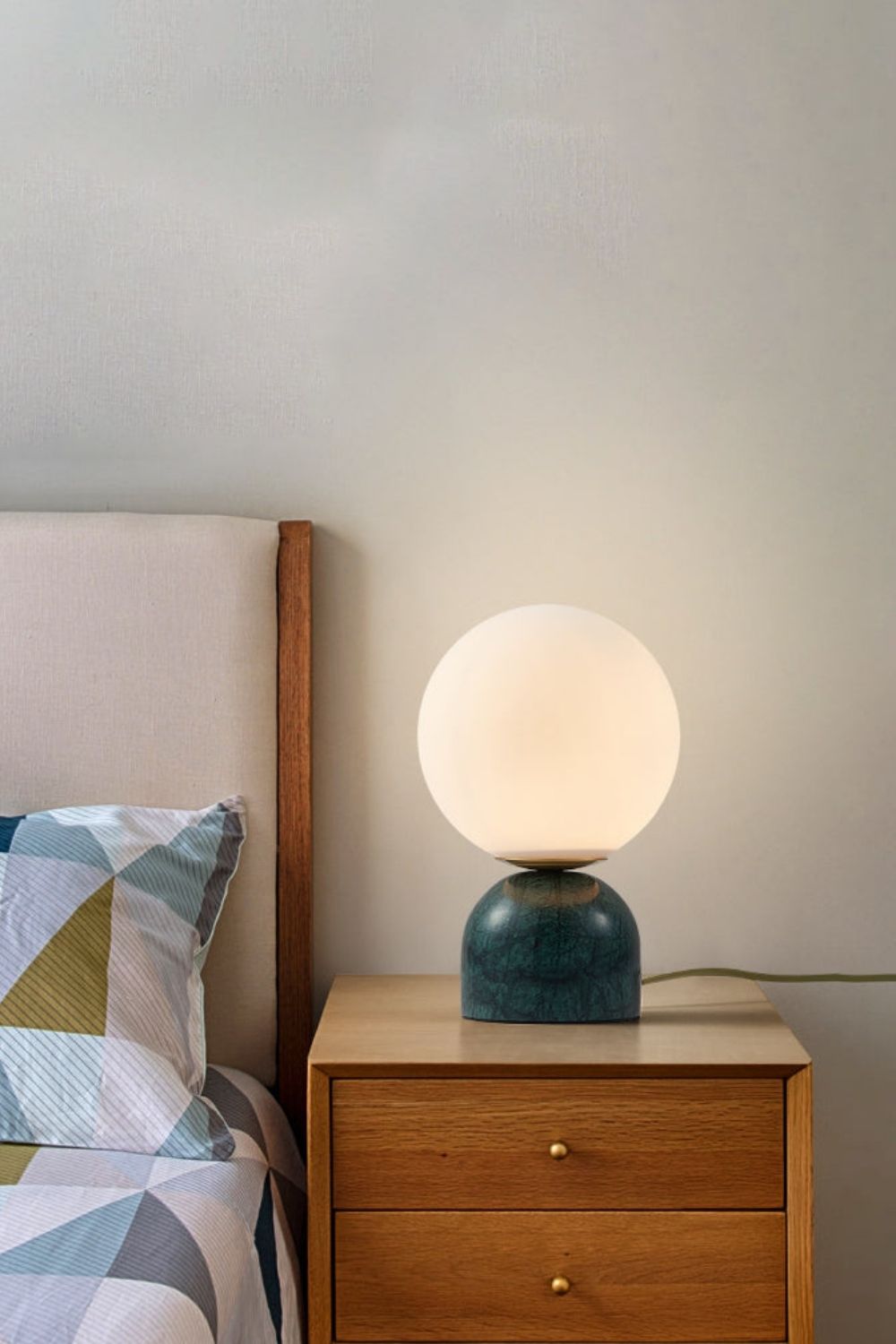 Nordic Bedside Marble Table Lamp
