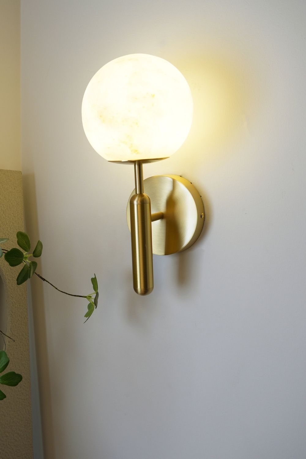 Orbis Alabaster Wall Lamp