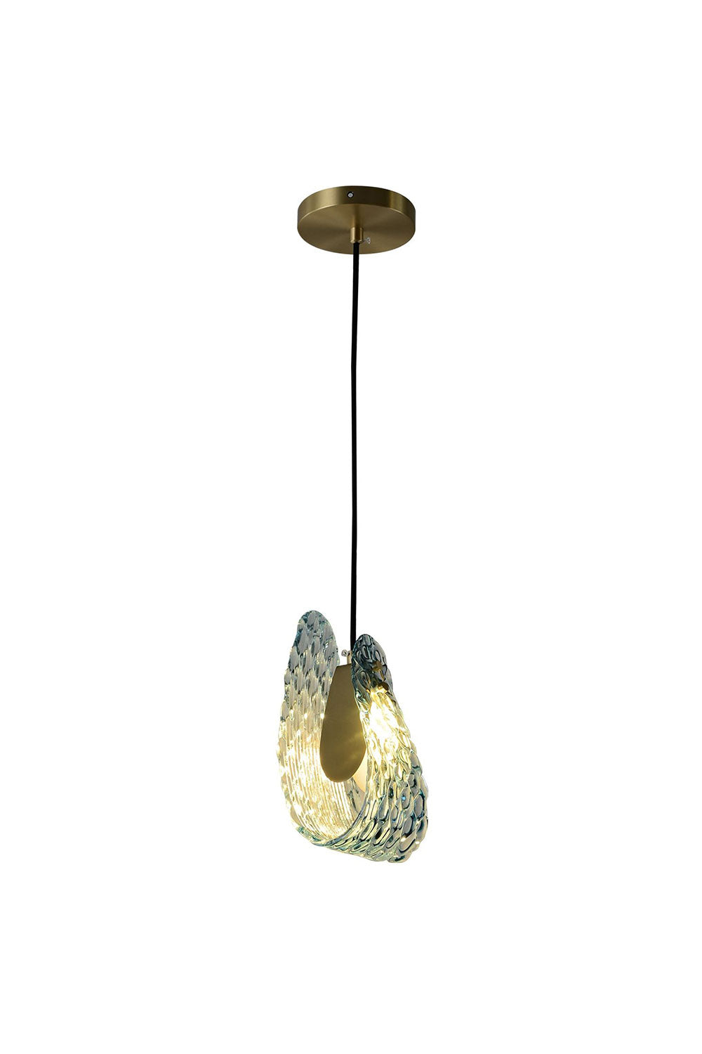 Petal Blue Glass Pendant Light - SamuLighting