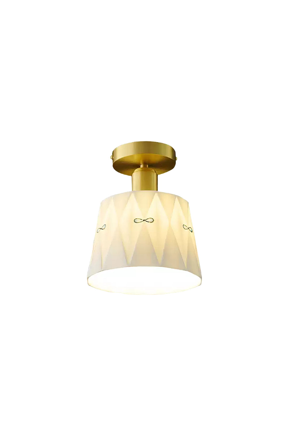 Printed Ceramic Ceiling Light