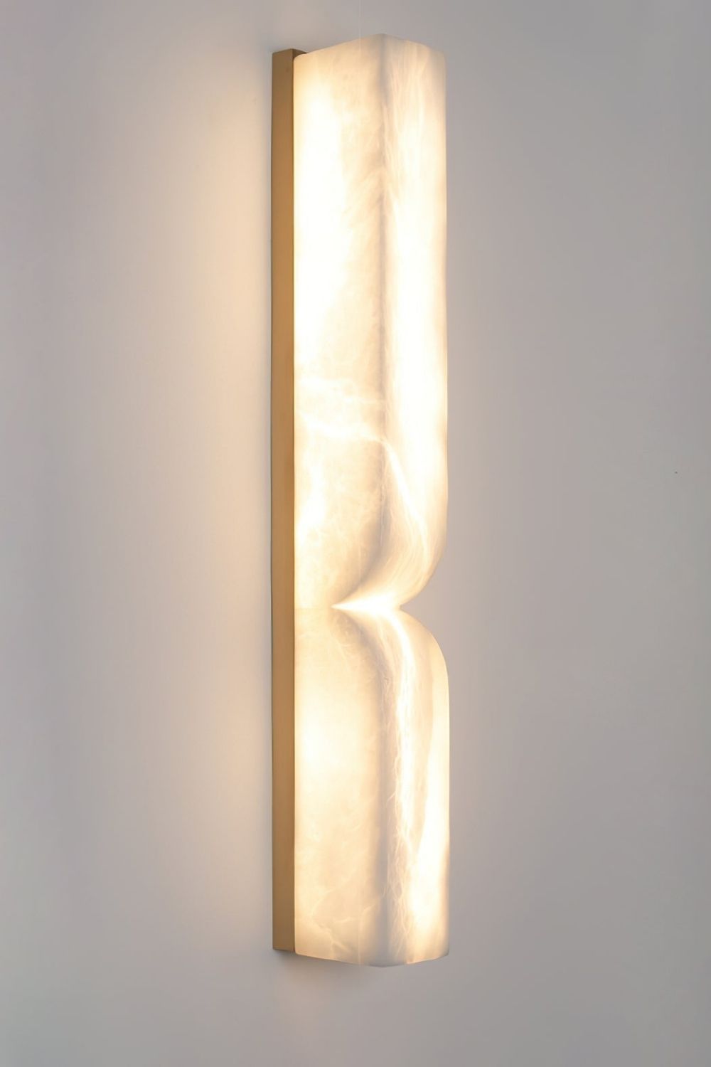 Rectangular Alabaster Essence Wall Sconce