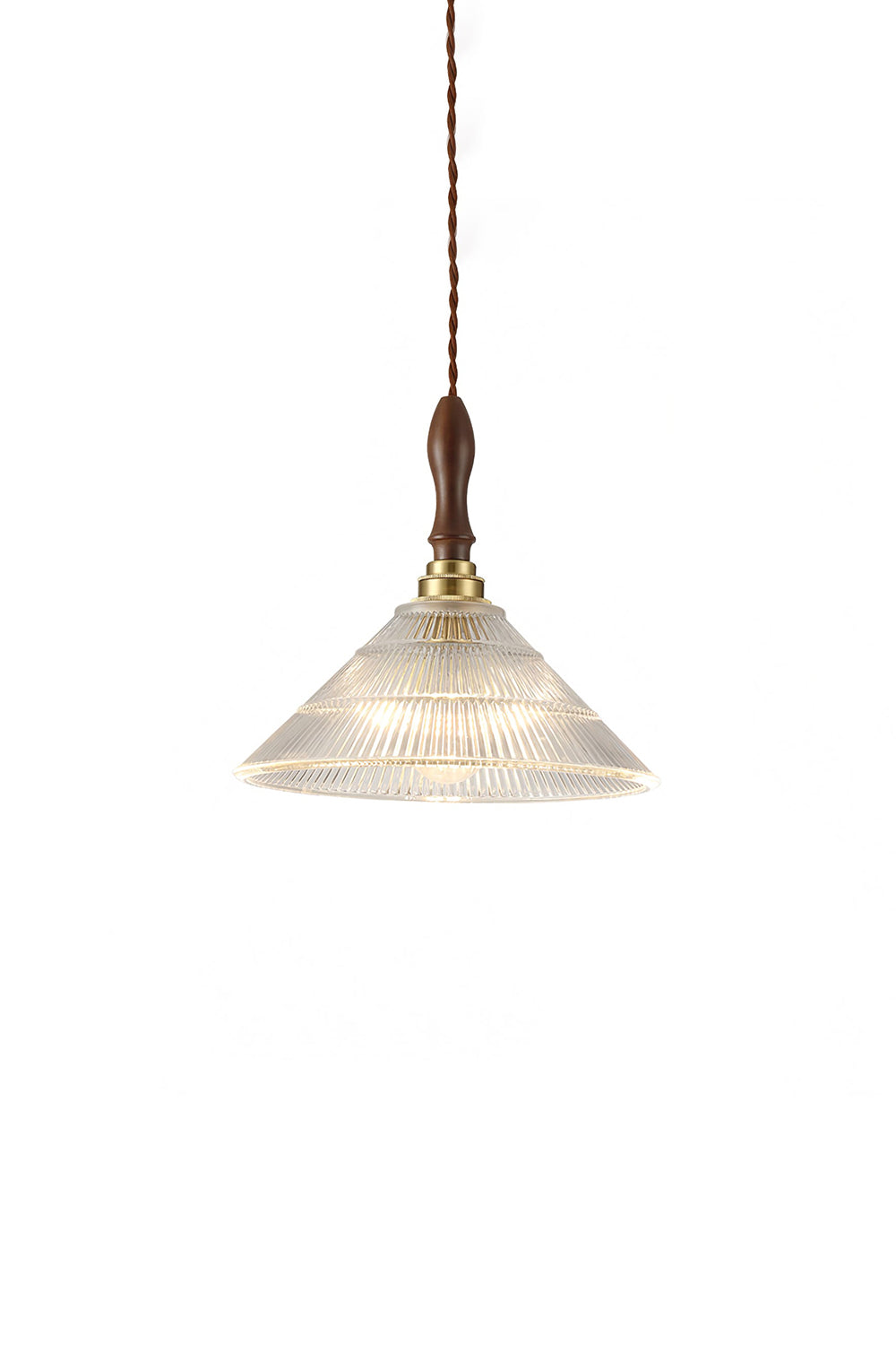 Retro Cone Shape Boston Bowl Pendant Light