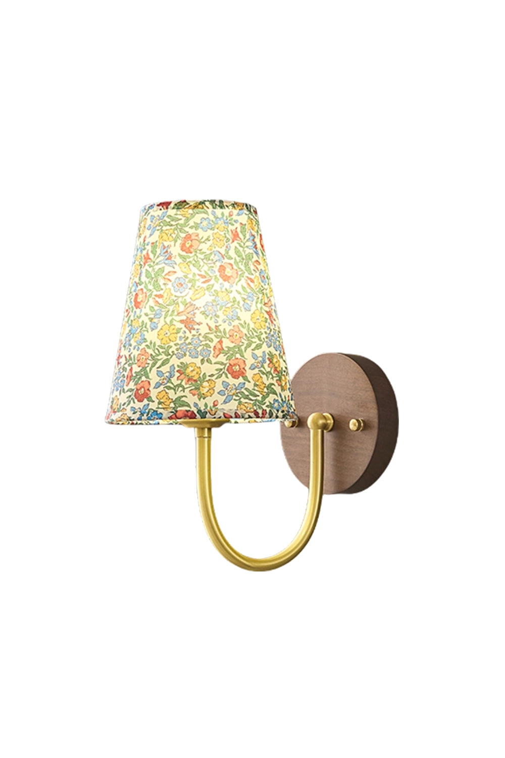 Retro Printed Fabric Wall Lamp