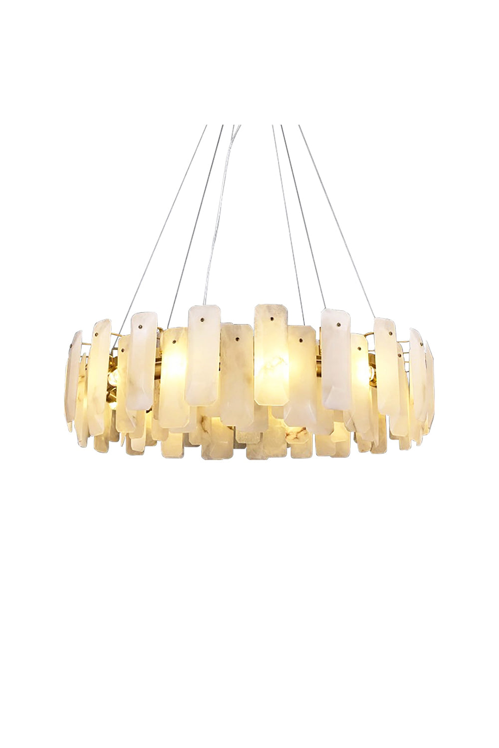 Round Noah Alabaster Chandelier