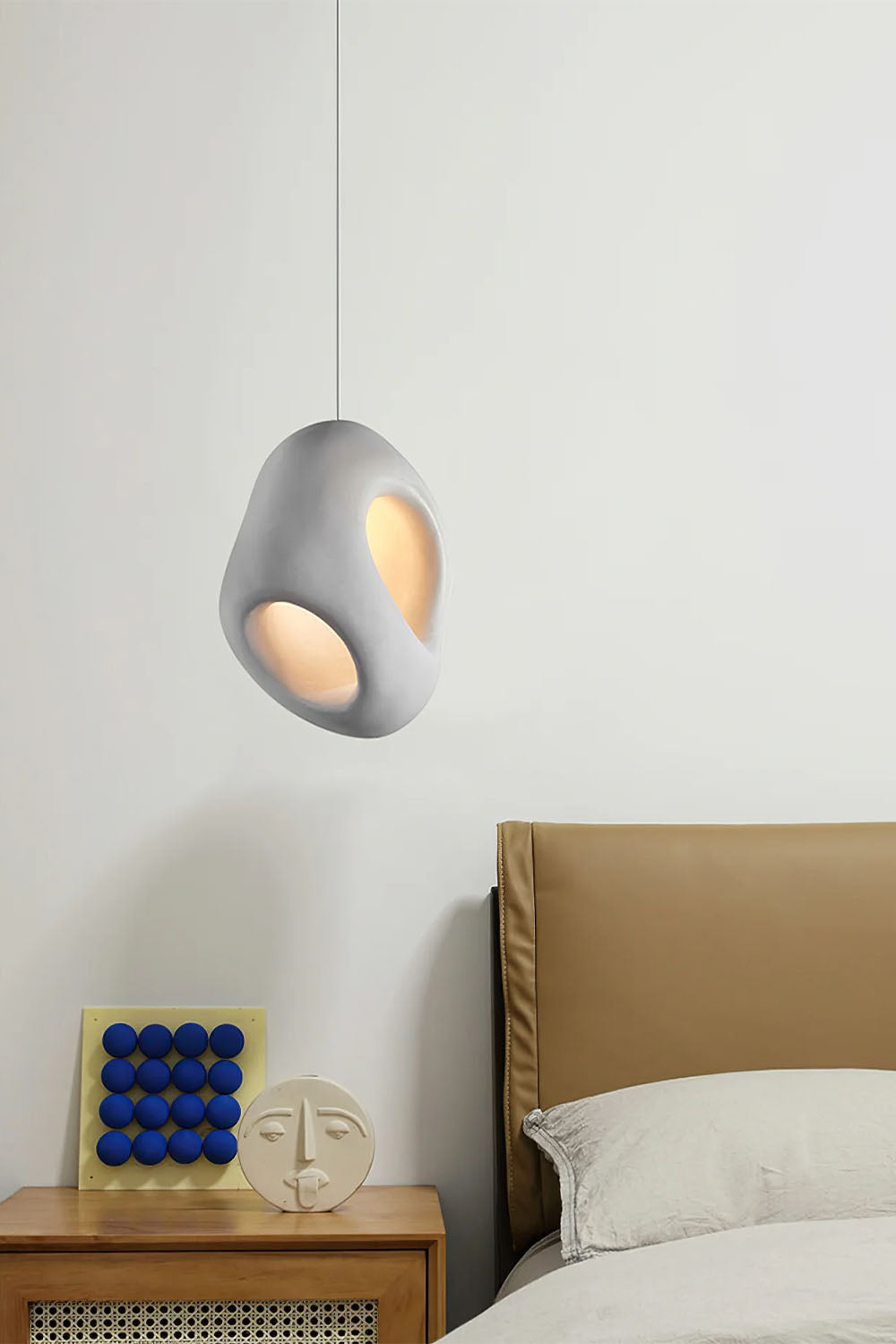 Sculptural Japandi Pendant Lamp