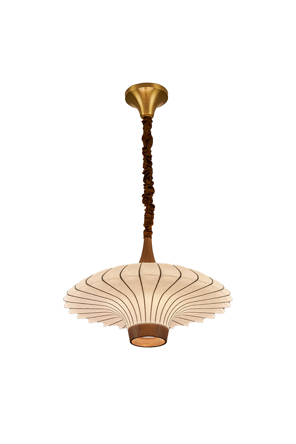 Silk Solid Wood Pendant Lamp