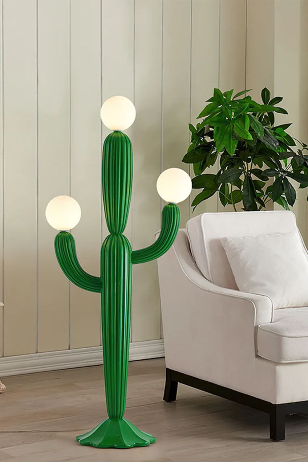 Straight Cactus Floor Lamp