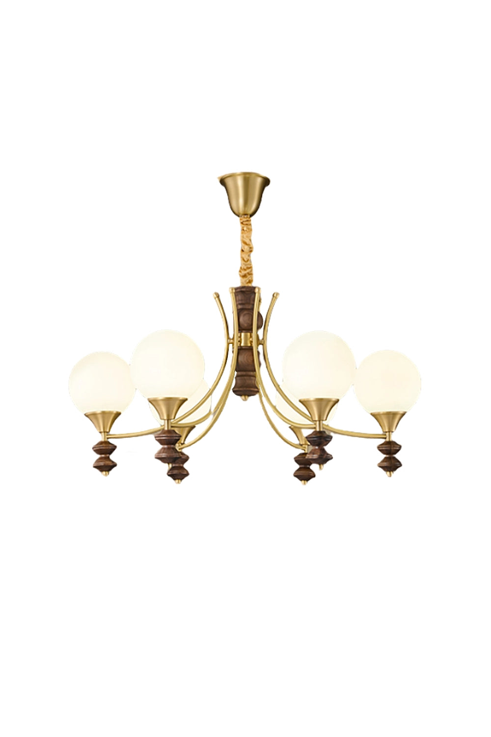 Vintage Globe Chandelier