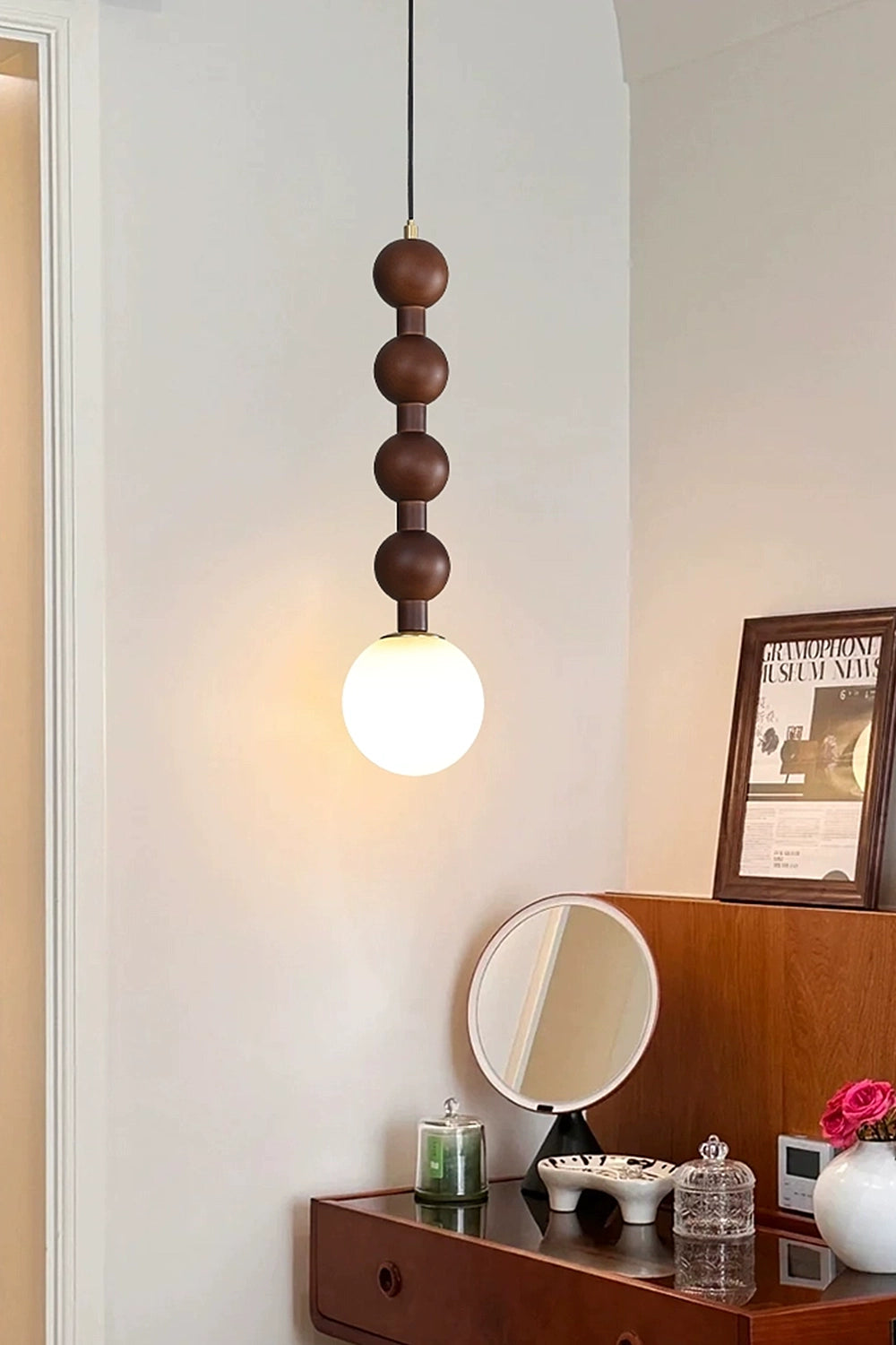 Vintage Spherical Pendant Lamp