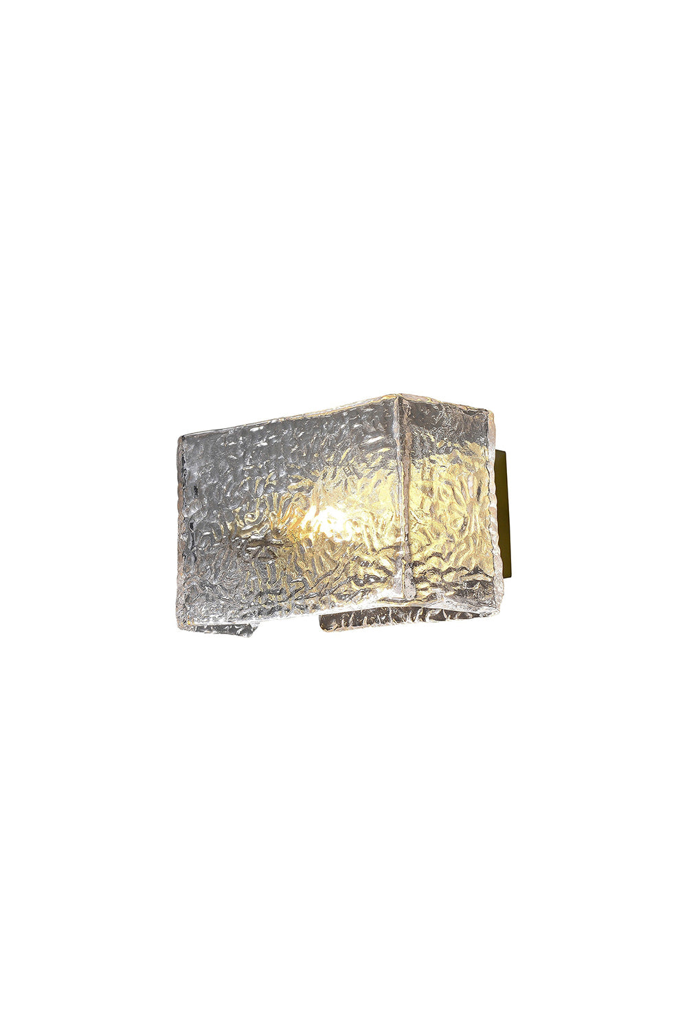 Water Pattern Glass Square Wall Sconce Lamp - SamuLighting