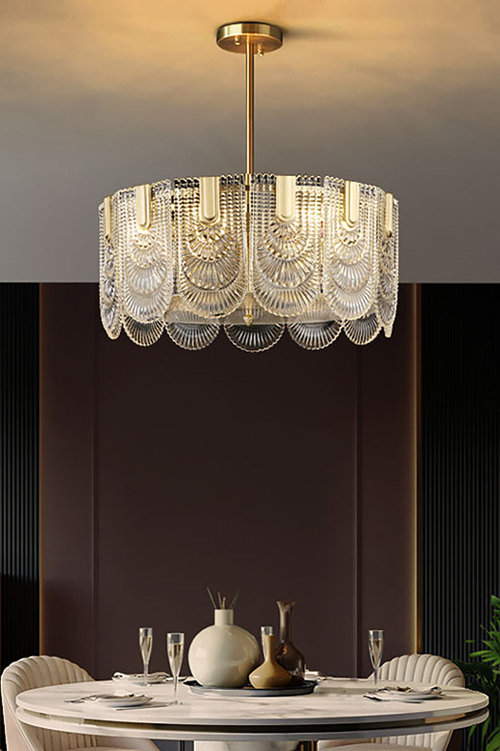 Fashional Crystal Glass Chandelier - SamuLighting