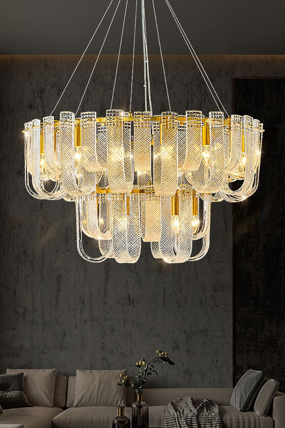 Mesh Crystal Chandelier - SamuLighting