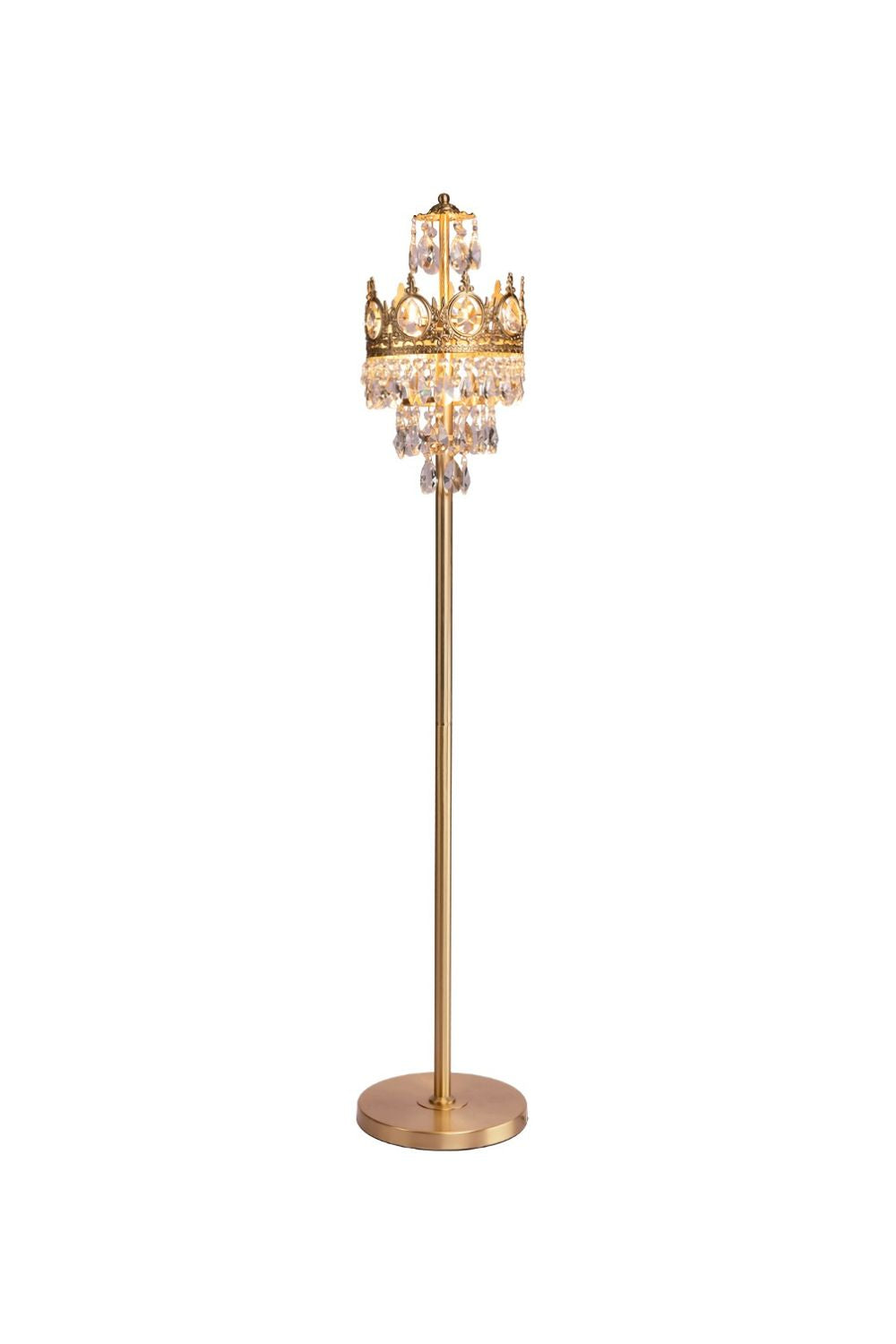 Vintage Crystal Floor Lamp - SamuLighting