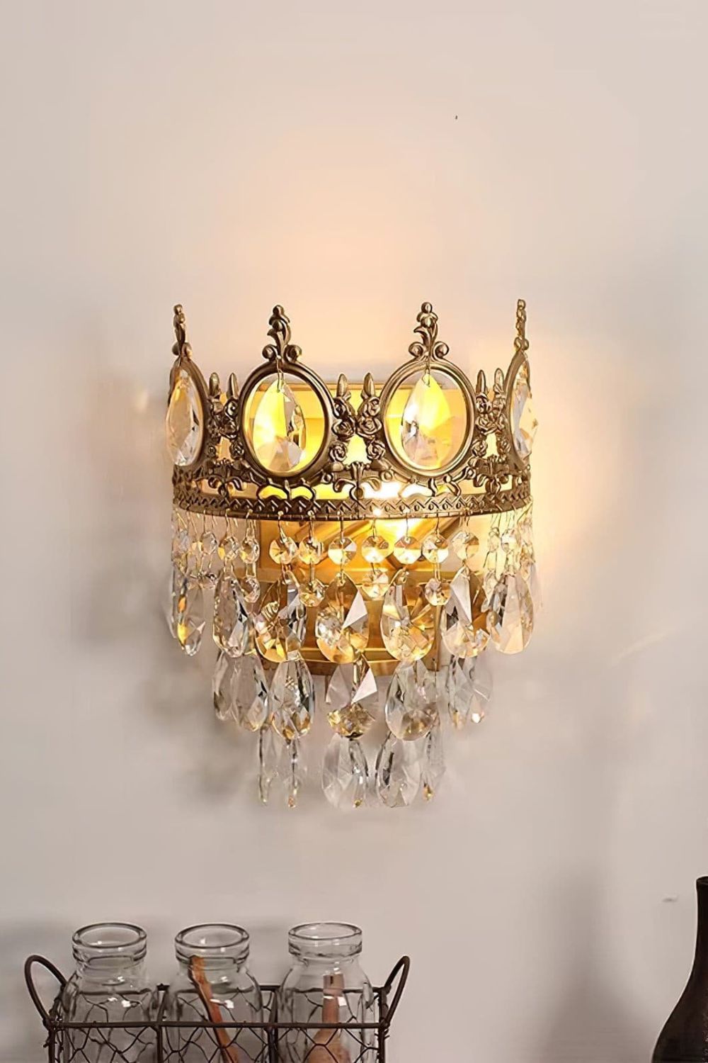Vintage Crystal Sconce - SamuLighting