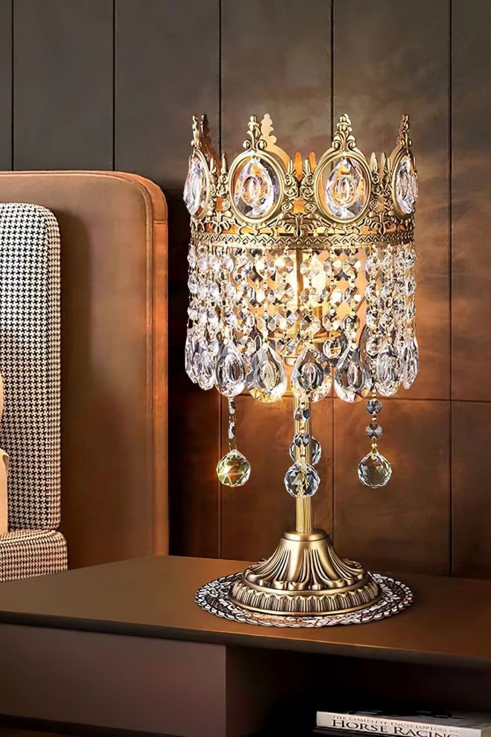 Vintage Crystal Table Lamp - SamuLighting
