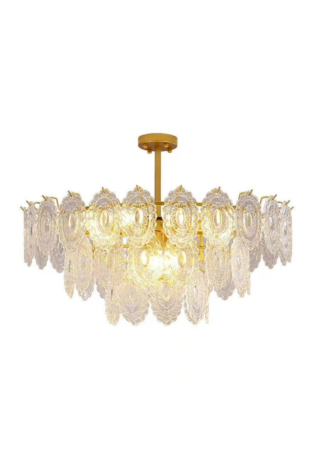 Wave Glass Chandelier - SamuLighting