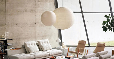 Illuminate Your Space with Japanese Paper Pendant Lamps by Designer Isamu Noguchi