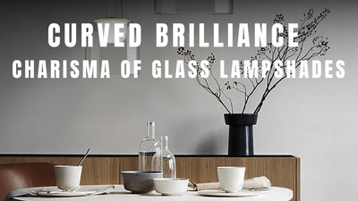 Curved Brilliance: Unveiling the Radiant Charisma of Glass Lampshades