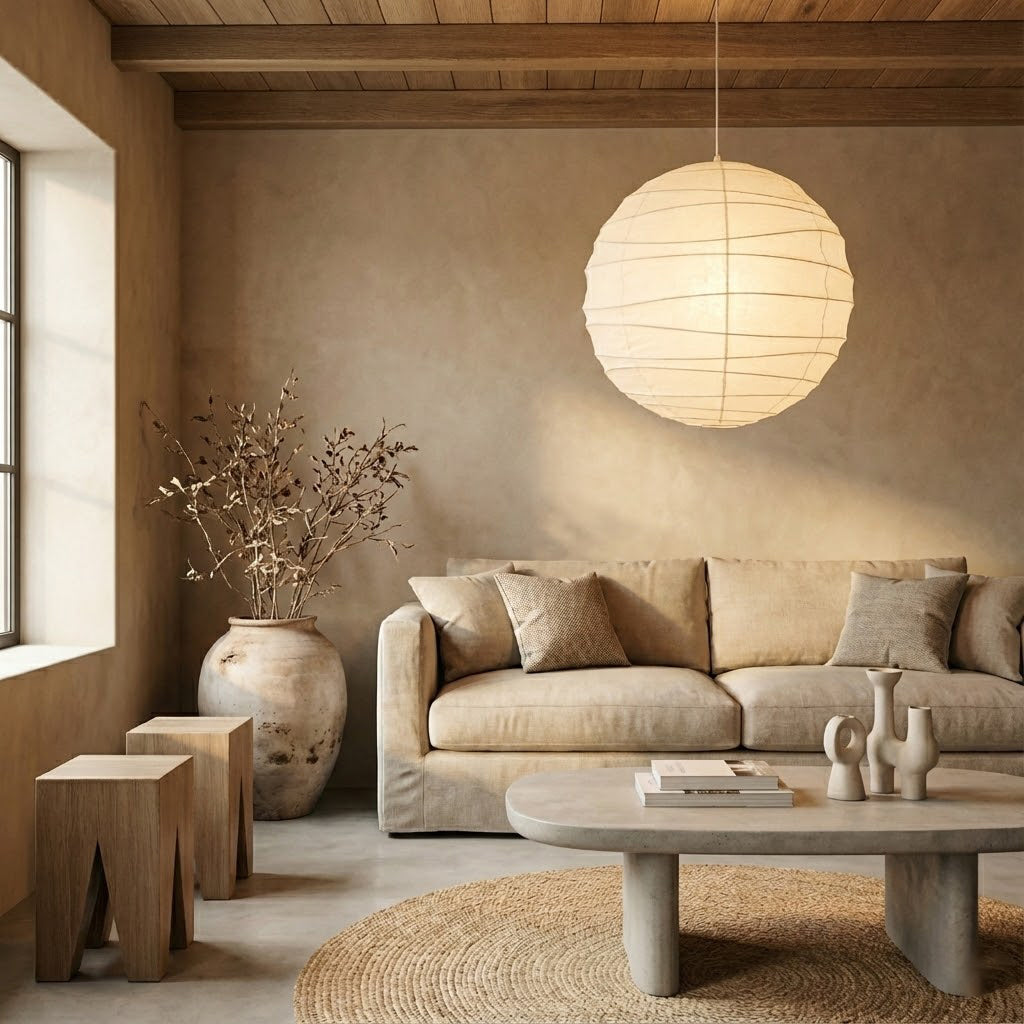 The Art of Wabi-Sabi: Creating a Calm Home with Organic Lighting