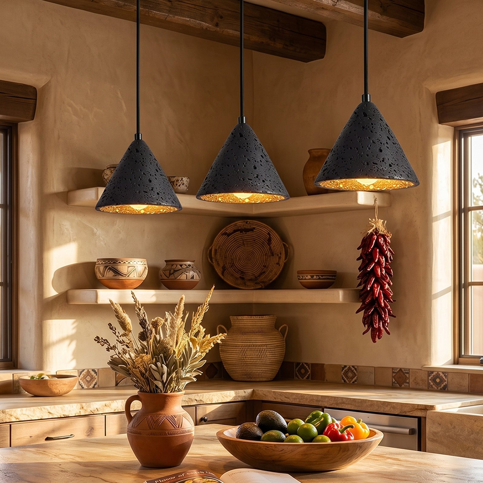 Lighting Inspired by Earth, Stone & Architecture