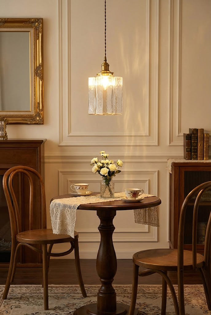 One, Two or Three: Spacing Glass Pendants Over an Island
