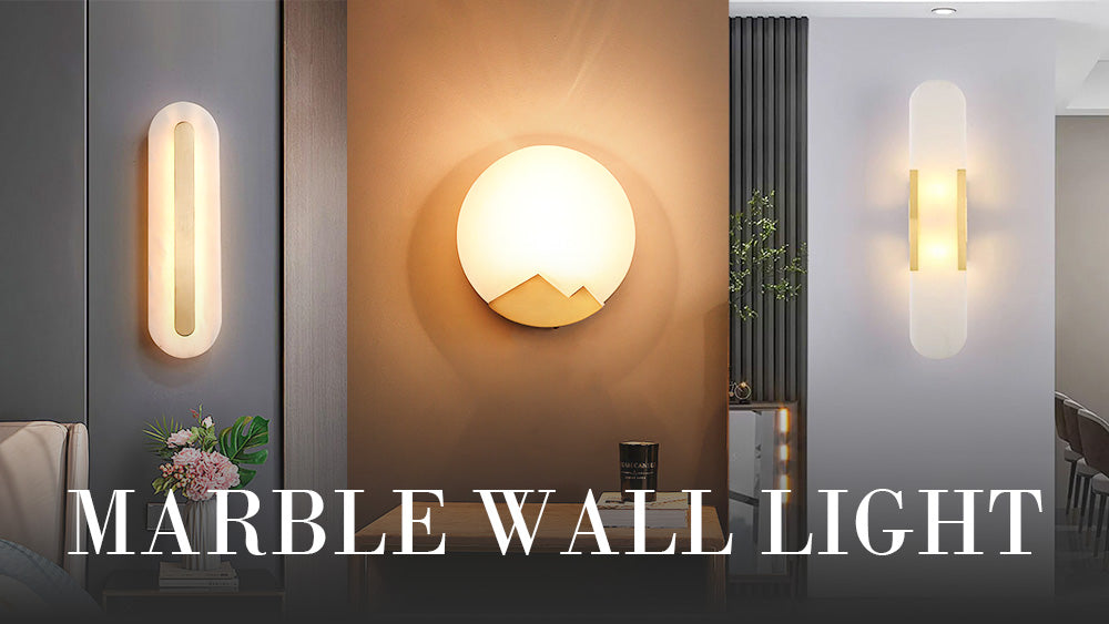 A Symphony of Stone: Elevating Your Space with Alabaster and Marble Wall Lights