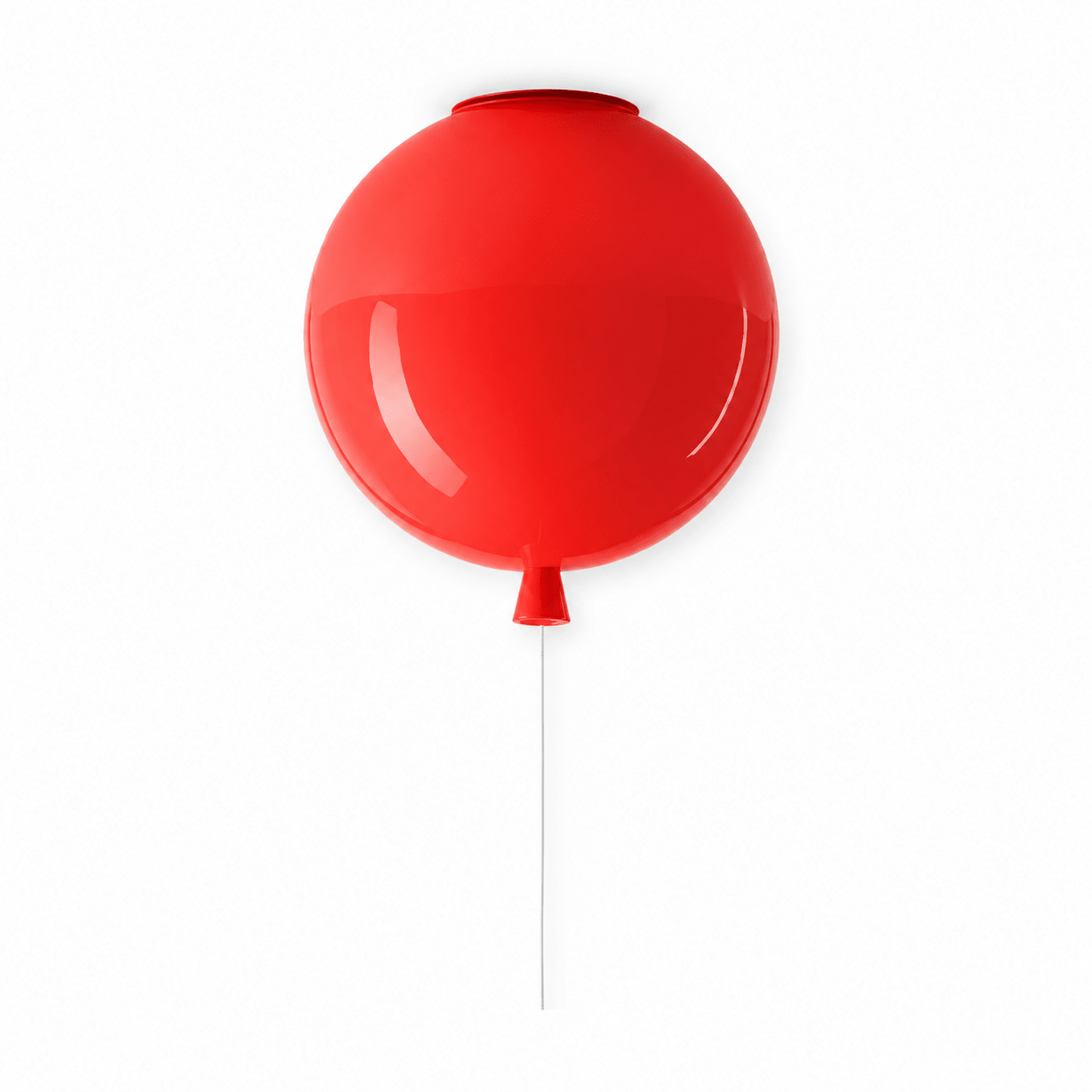 Glass Balloon Ceiling Light featuring a hand-blown glass orb design, perfect for modern and playful spaces.