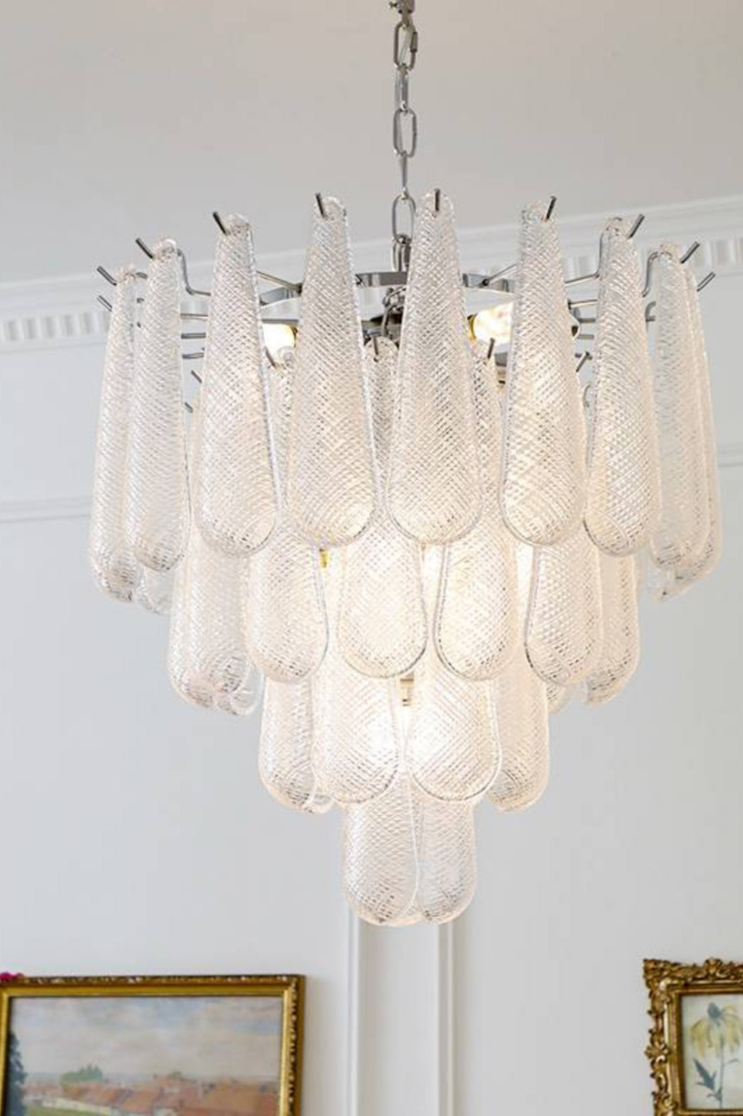 Murano Honeycomb Glass Chandelier - SamuLighting