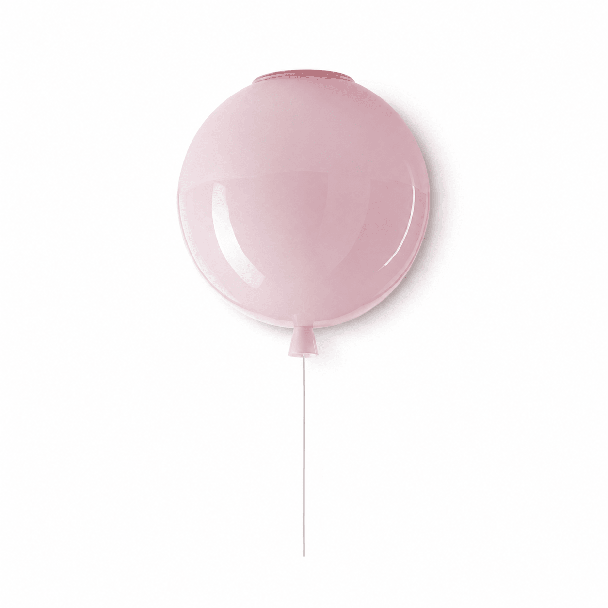 Glass Balloon Ceiling Light featuring a hand-blown glass orb design, perfect for modern and playful spaces.
