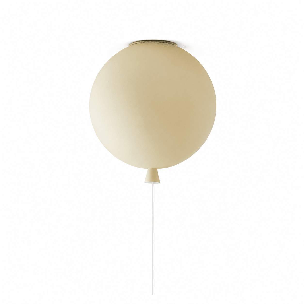 Glass Balloon Ceiling Light featuring a hand-blown glass orb design, perfect for modern and playful spaces.