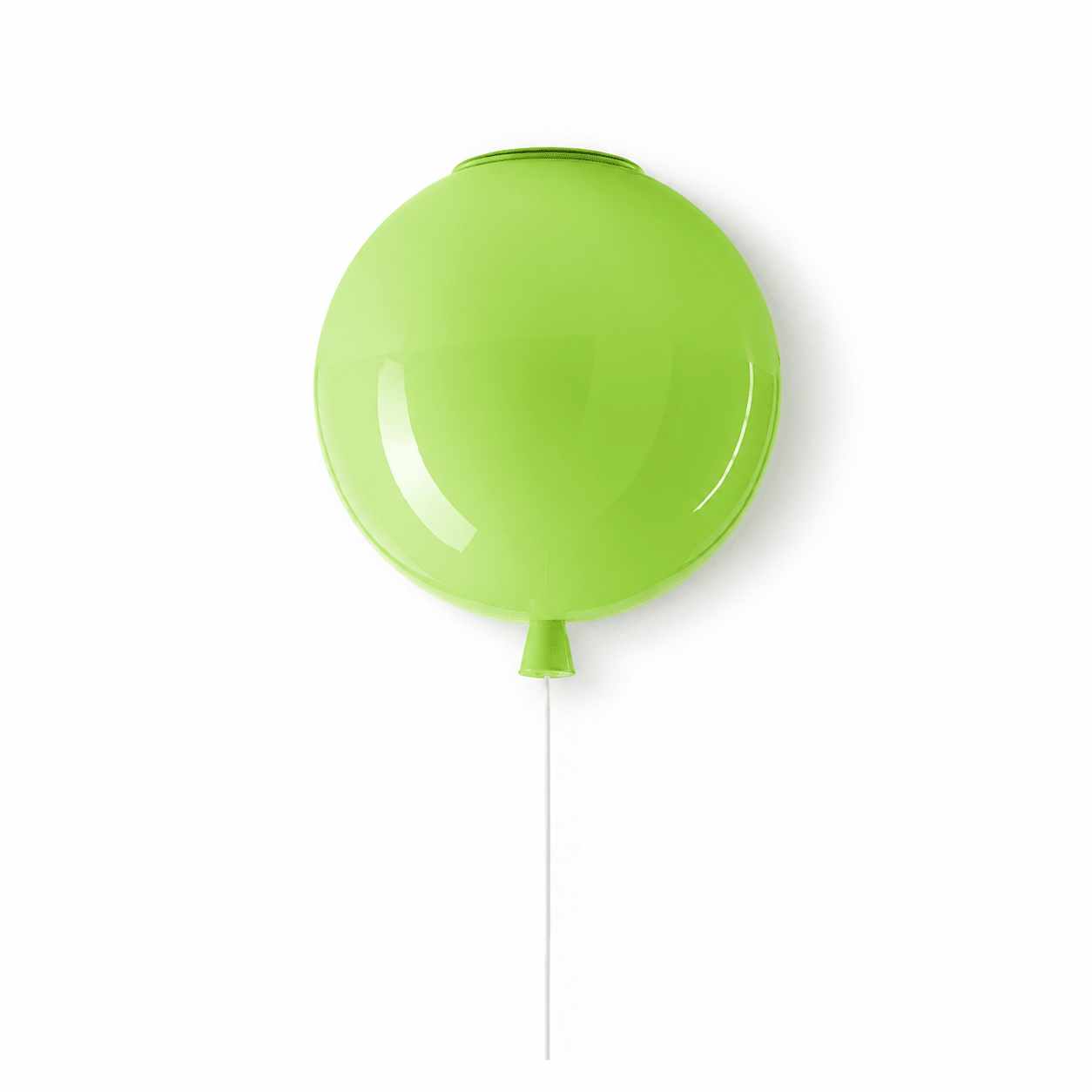 Glass Balloon Ceiling Light featuring a hand-blown glass orb design, perfect for modern and playful spaces.
